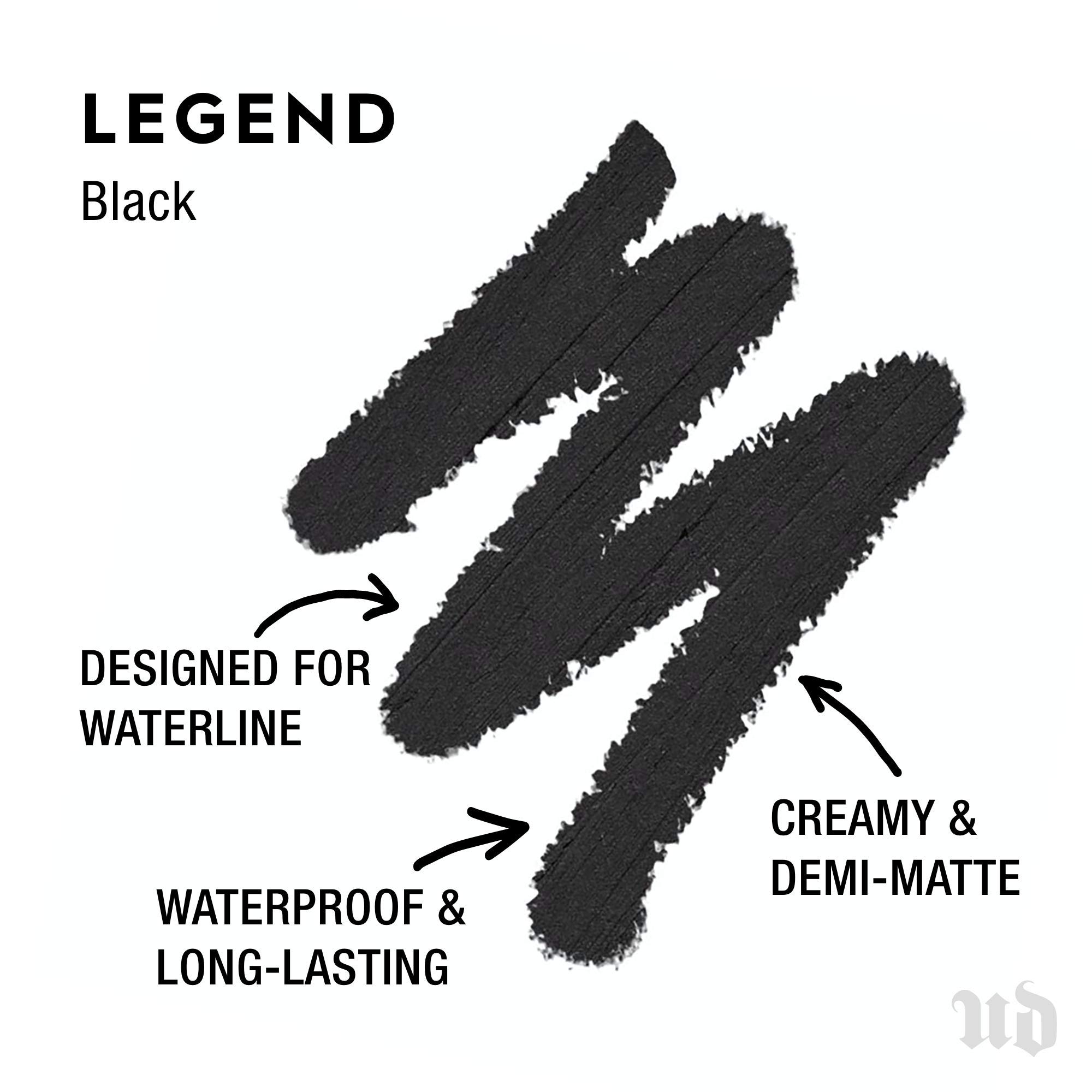 Foto 3 pulgar | Eyeliner Urban Decay 24/7 Waterline Eye Pencil Legend Black - Venta Internacional.