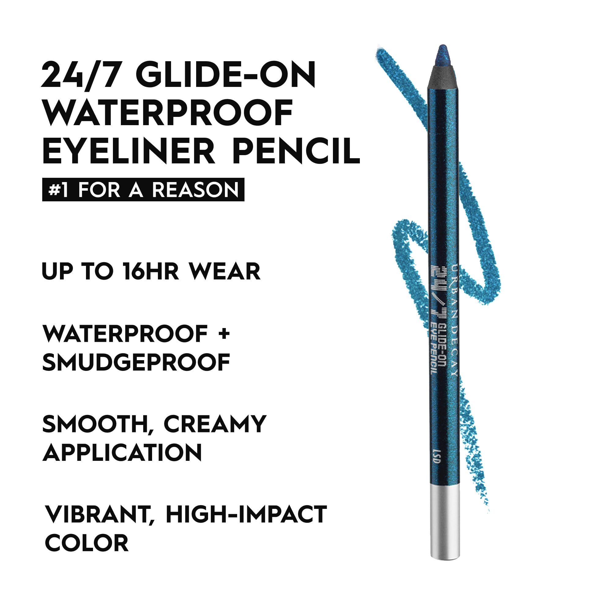 Foto 4 pulgar | Lápiz Delineador De Ojos Urban Decay 24/7 Glide-on Waterproof Lsd - Venta Internacional.
