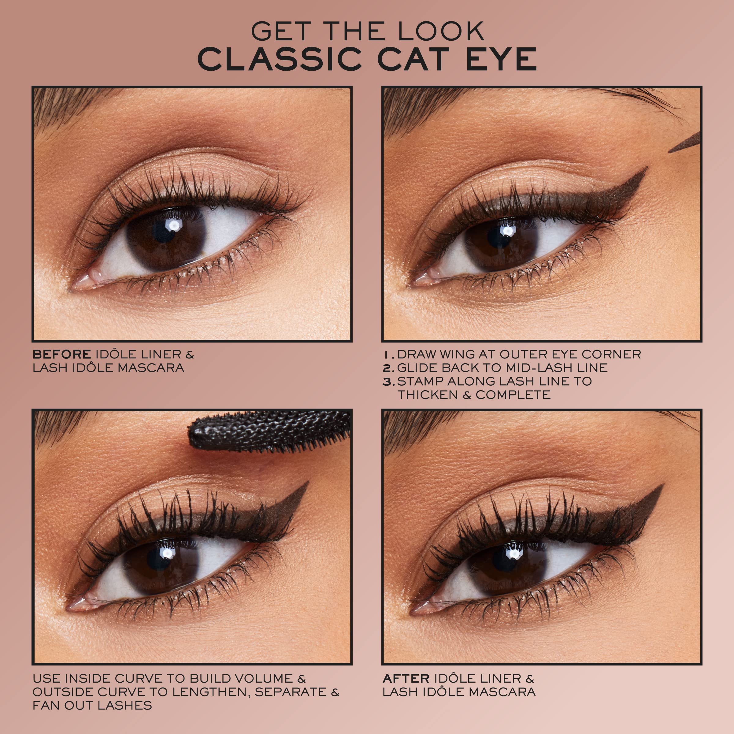 Foto 6 | Delineador Líquido Lancôme Idôle Liner Waterproof Brown - Venta Internacional.