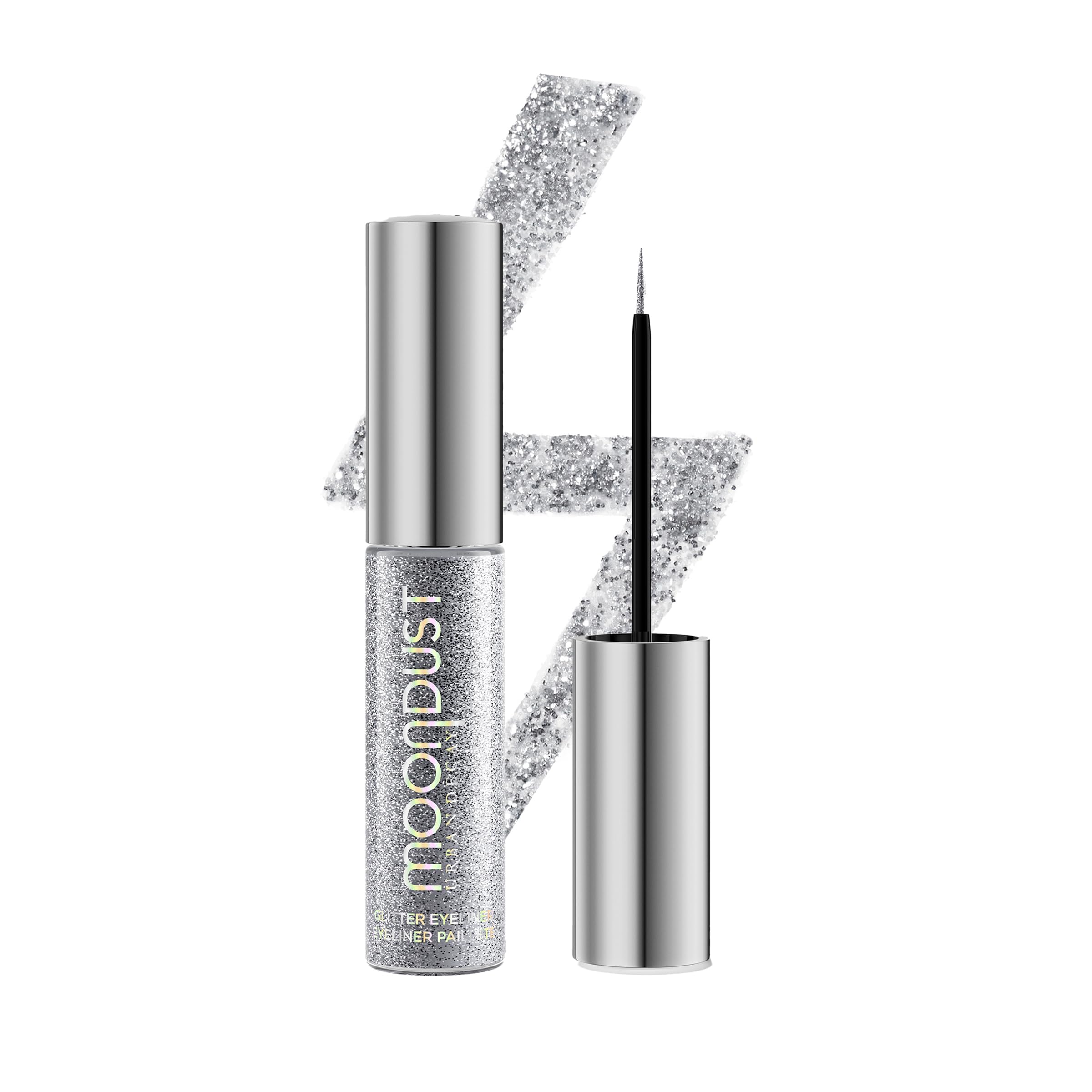 Delineador de Ojos con Purpurina Urban Decay Moondust Liquid Glamrock Silver - Venta Internacional