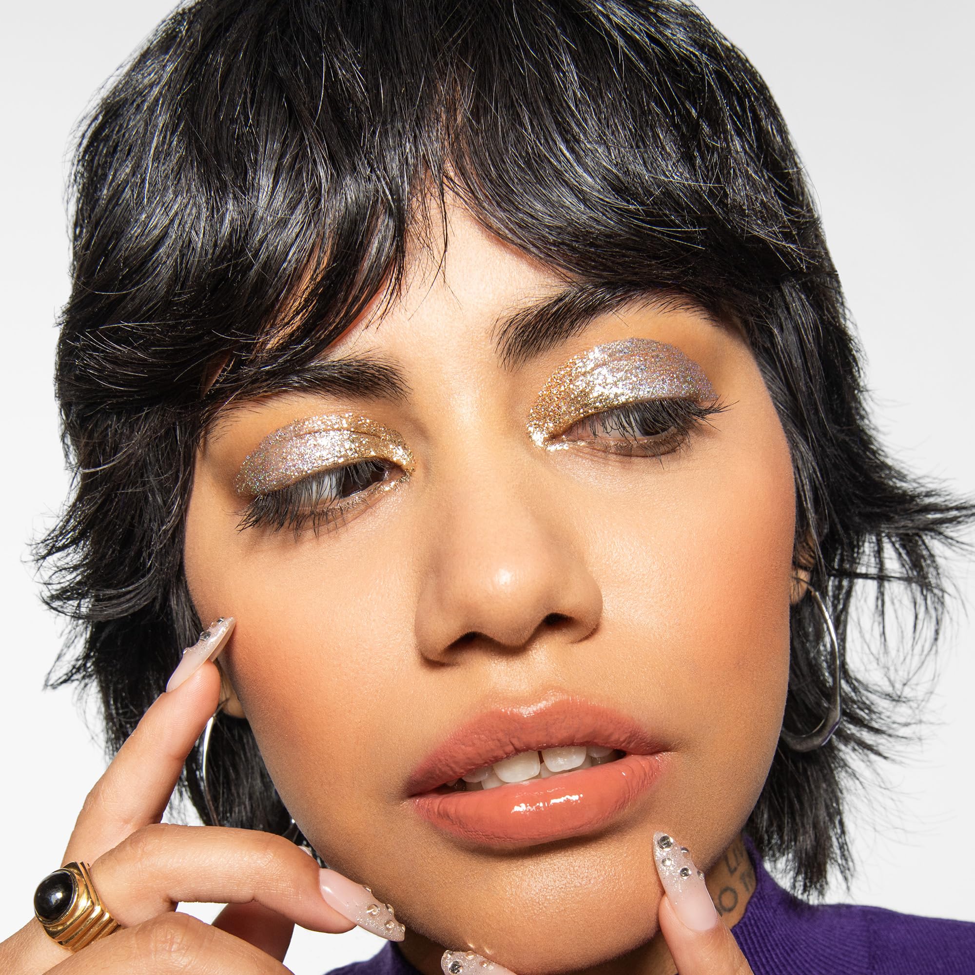 Foto 5 pulgar | Delineador de Ojos con Purpurina Urban Decay Moondust Liquid Glamrock Silver - Venta Internacional