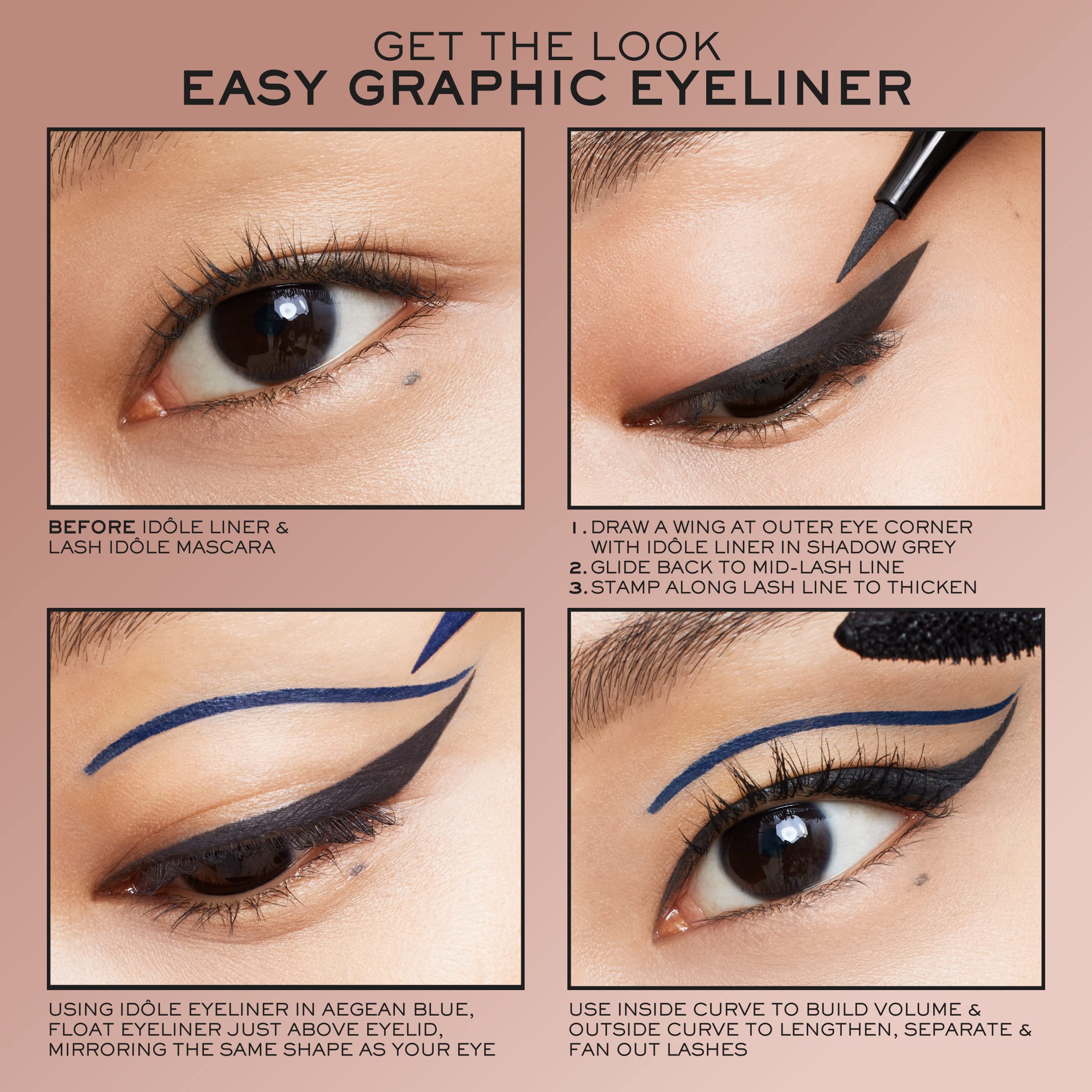 Foto 6 | Delineador De Ojos Lancôme Idôle Liner Waterproof Liquid Grey - Venta Internacional.