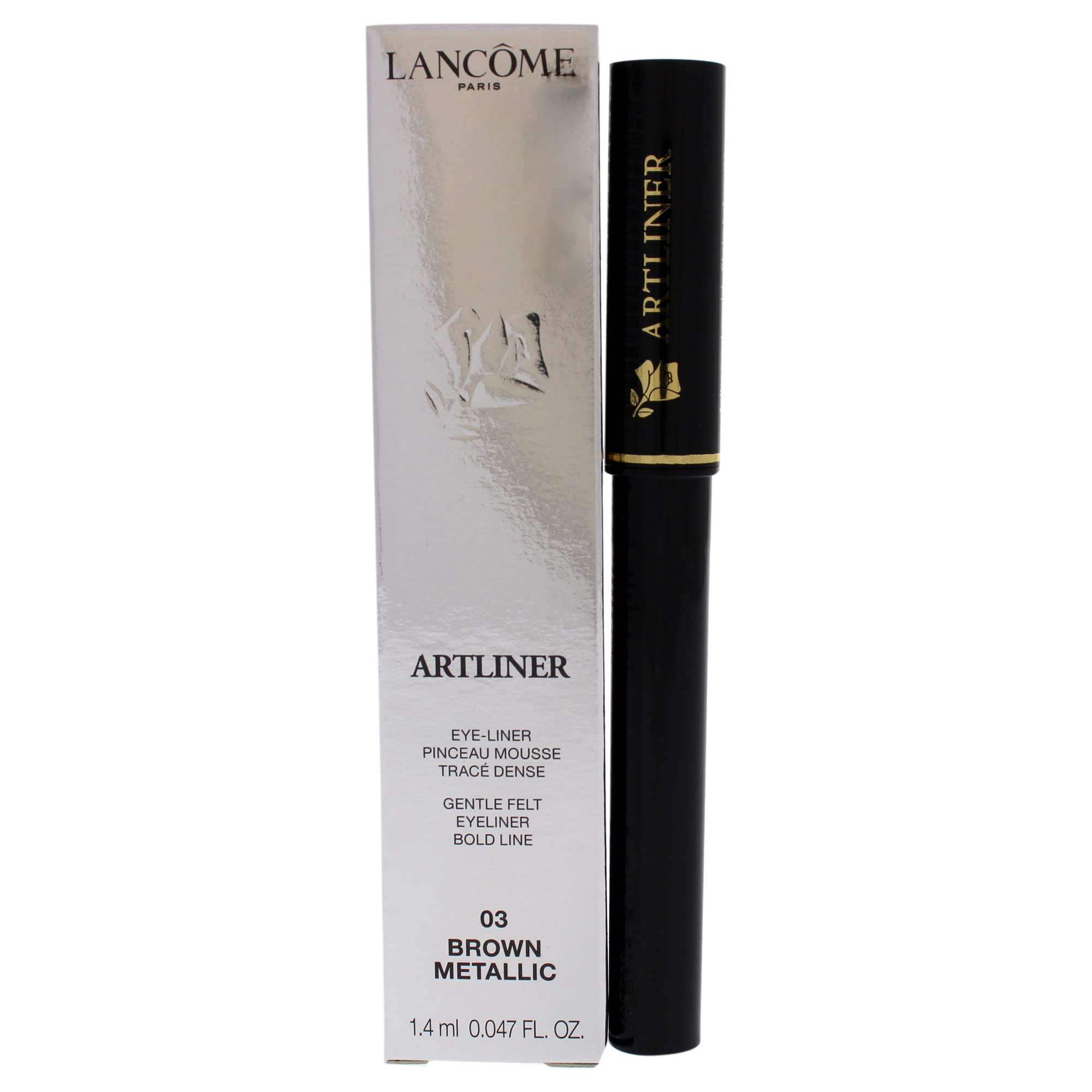 Delineador Líquido Lancôme Artliner Precision Brown Metallic - Venta Internacional.