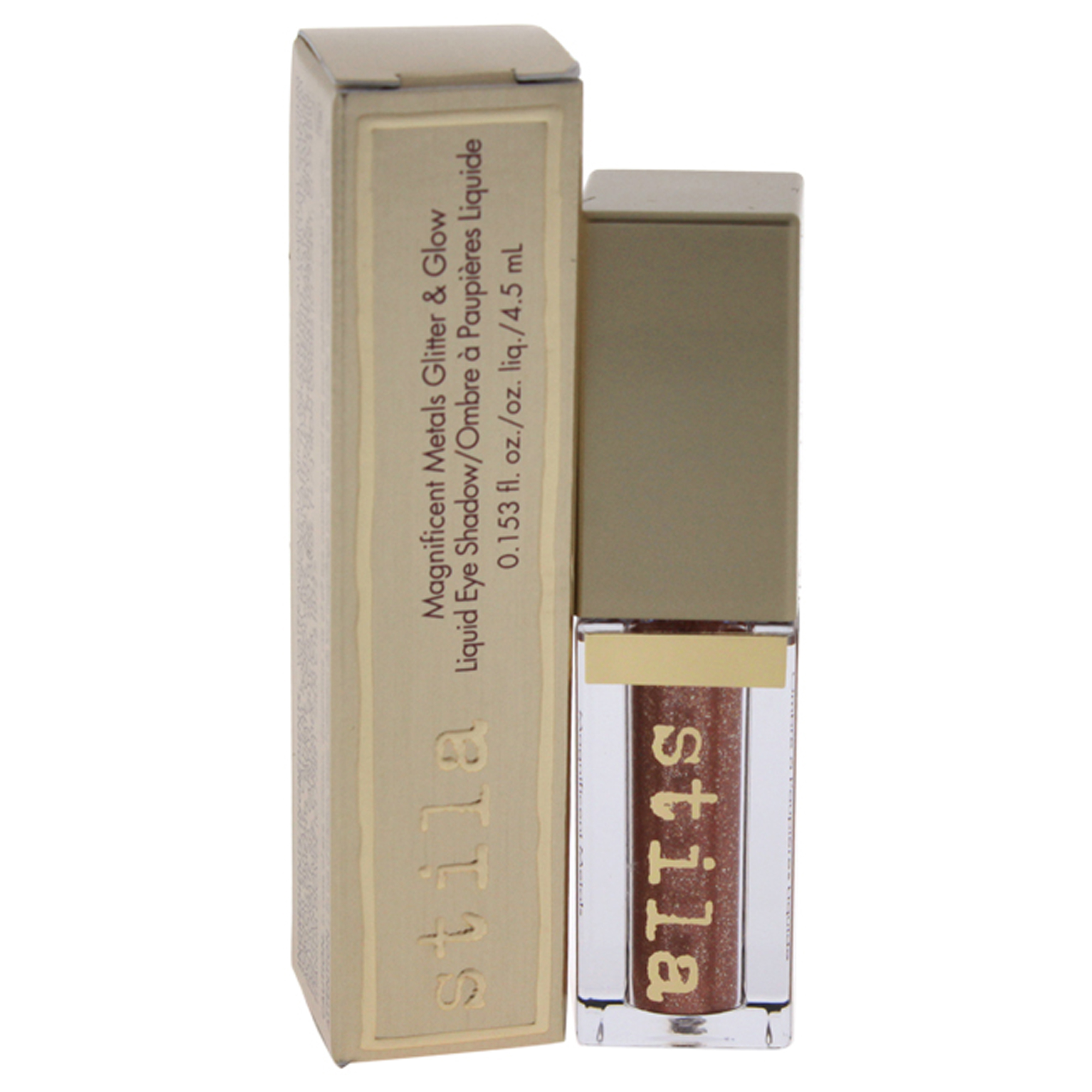 Sombra De Ojos Líquida Stila Glitter & Glow Rose Gold Retro, 4,5 Ml - Venta Internacional.
