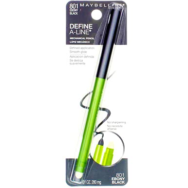 Foto 7 | Delineador De Ojos Maybelline Define-a-line Ebony Black, 1 Ml (paquete De 3) - Venta Internacional.