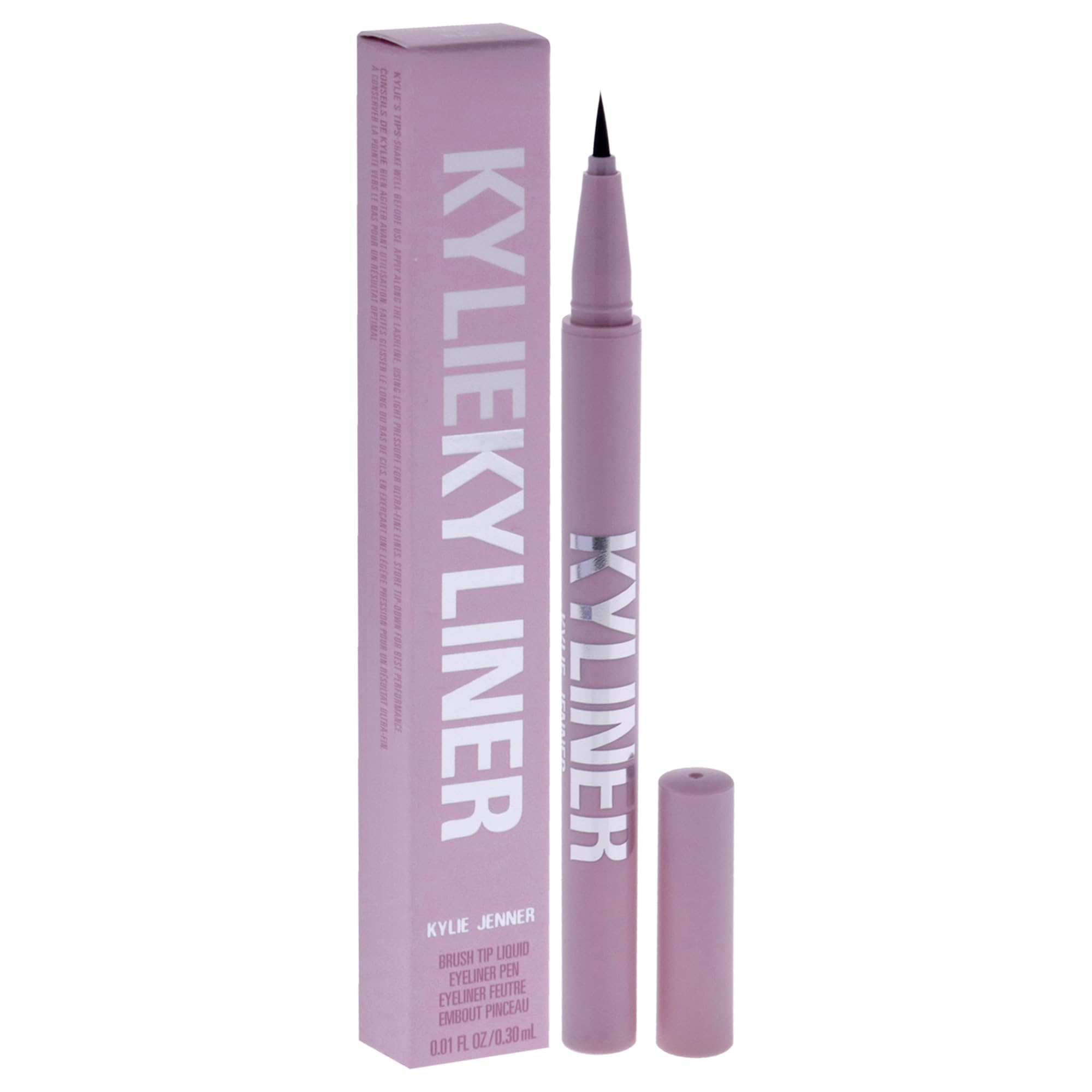 Foto 3 | Delineador De Ojos Kylie Cosmetics Kyliner Brush Tip 001 Negro 0.3 Ml - Venta Internacional.