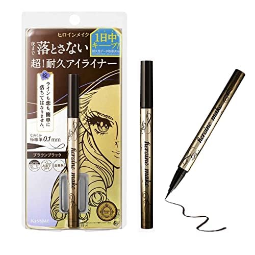 Foto 3 pulgar | Delineador Líquido Heroine Make Kissme Prime Waterproof Brown - Venta Internacional.