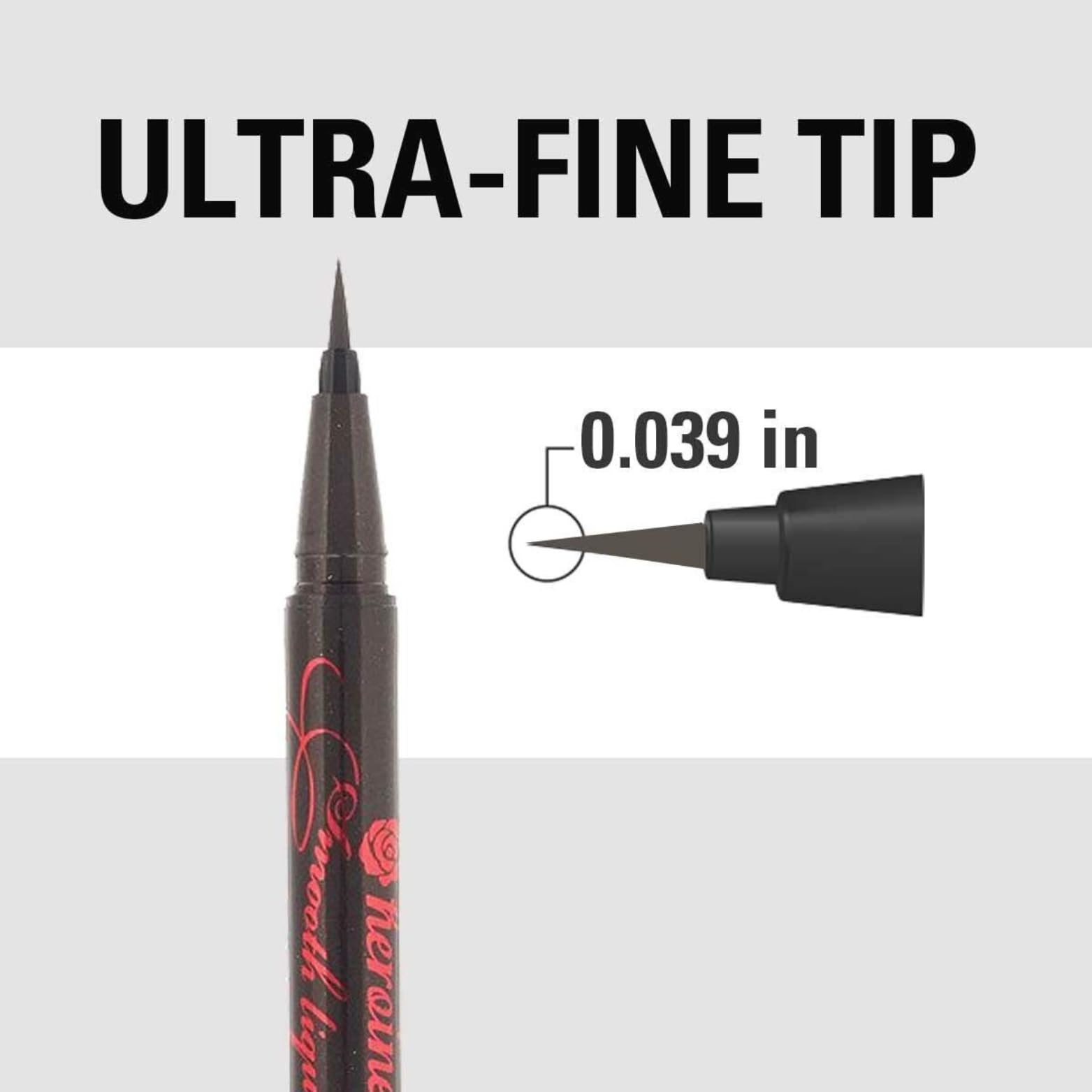 Foto 4 pulgar | Delineador Líquido Heroine Make Smooth Super Keep 03 Marrón Negro - Venta Internacional.