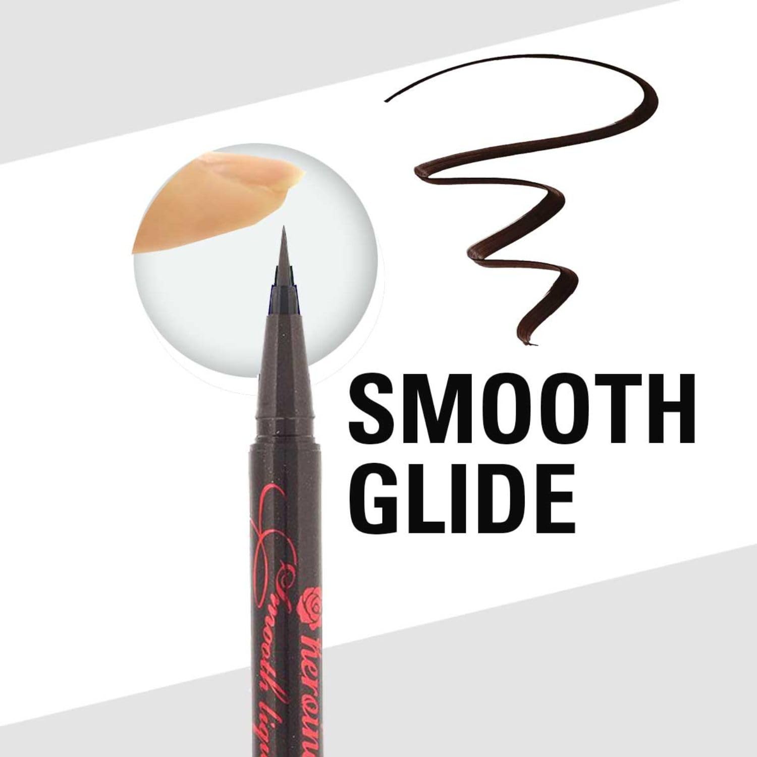 Foto 5 pulgar | Delineador Líquido Heroine Make Smooth Super Keep 03 Marrón Negro - Venta Internacional.