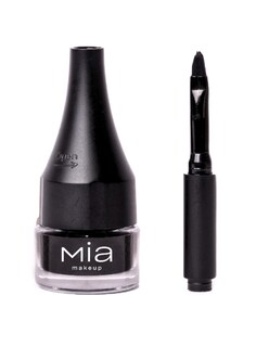Foto 2 | Delineador de Ojos en Gel Mia Cosmetics Negro Intenso de Larga Duración