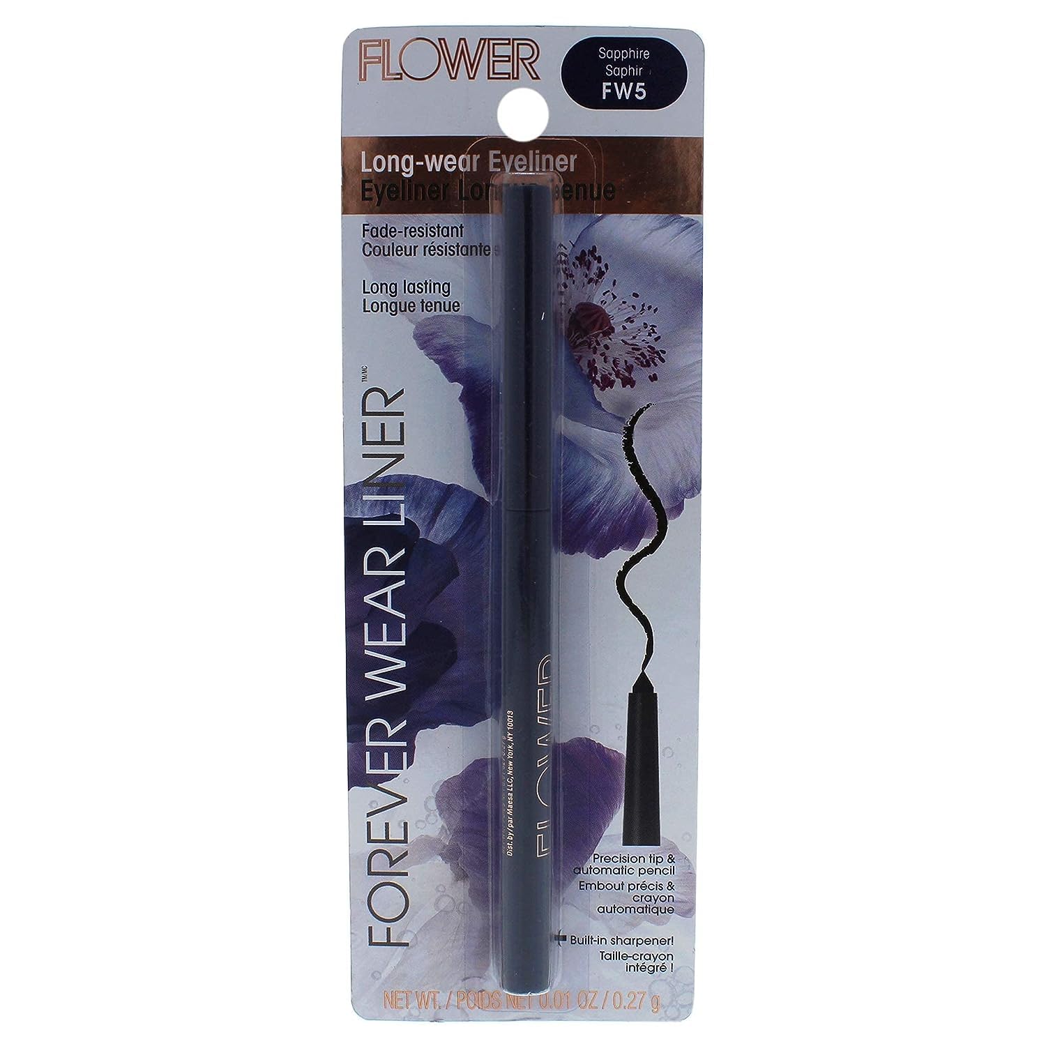 Delineador Flower Beauty Forever Wear Liner Long-wear Sapphire - Venta Internacional.