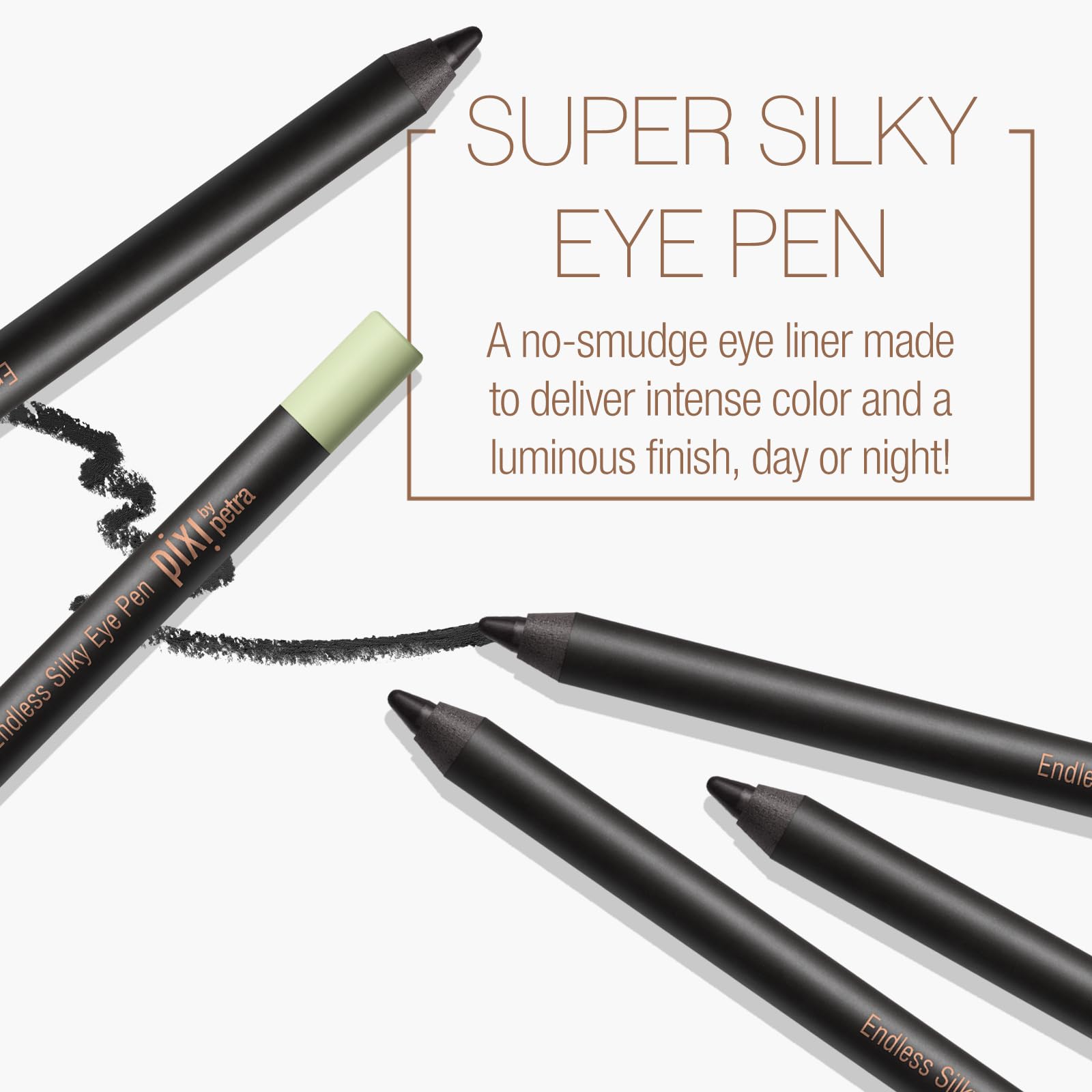 Foto 3 | Eyeliner Pixi Endless Silky Eye Pen Black Noir Waterproof - Venta Internacional.