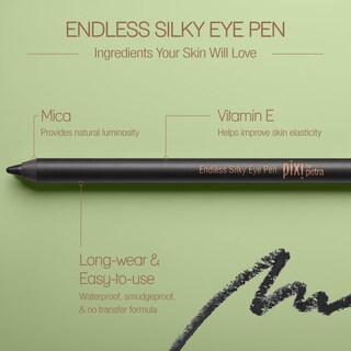 Foto 4 | Eyeliner Pixi Endless Silky Eye Pen Black Noir Waterproof - Venta Internacional.