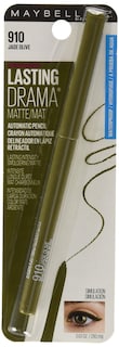 Foto 2 | Lápiz Delineador de Ojos Maybelline Lasting Drama Matte 910 Jade Olive - Venta Internacional