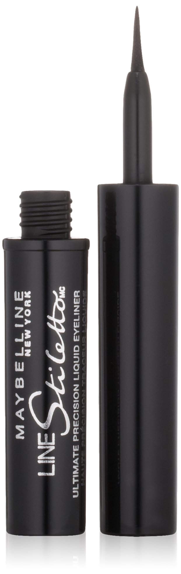 Delineador Líquido Maybelline Line Stiletto Blackest Black 1.5 Ml - Venta Internacional.