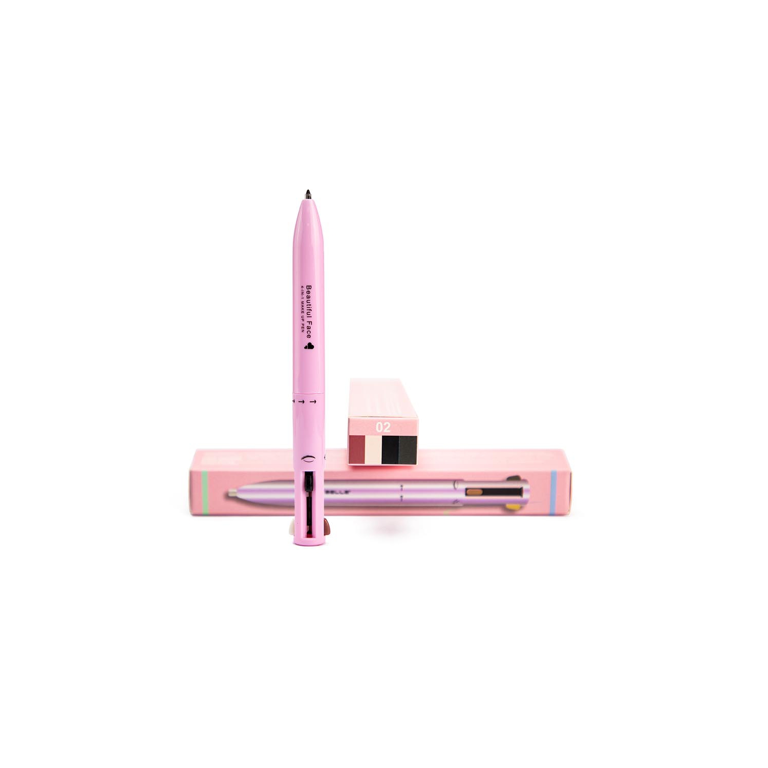Lápiz Delineador de Ojos Iluminador de Cejas y Labios 4 en 1 - Venta Internacional