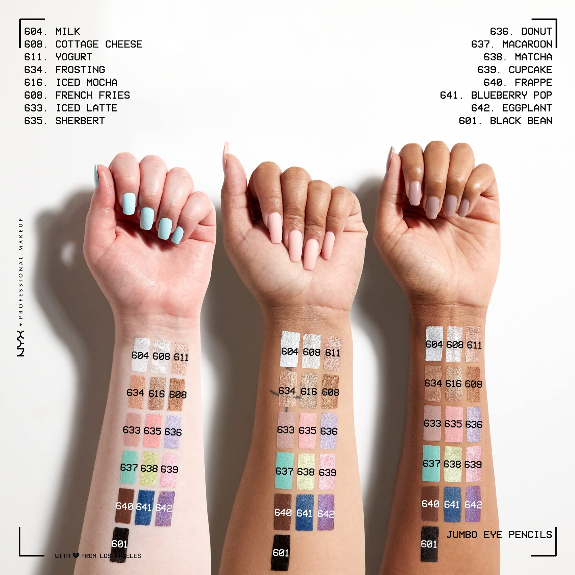 Foto 6 pulgar | Barra De Sombra De Ojos Y Lápiz Delineador De Ojos Nyx Professional Makeup - Venta Internacional.
