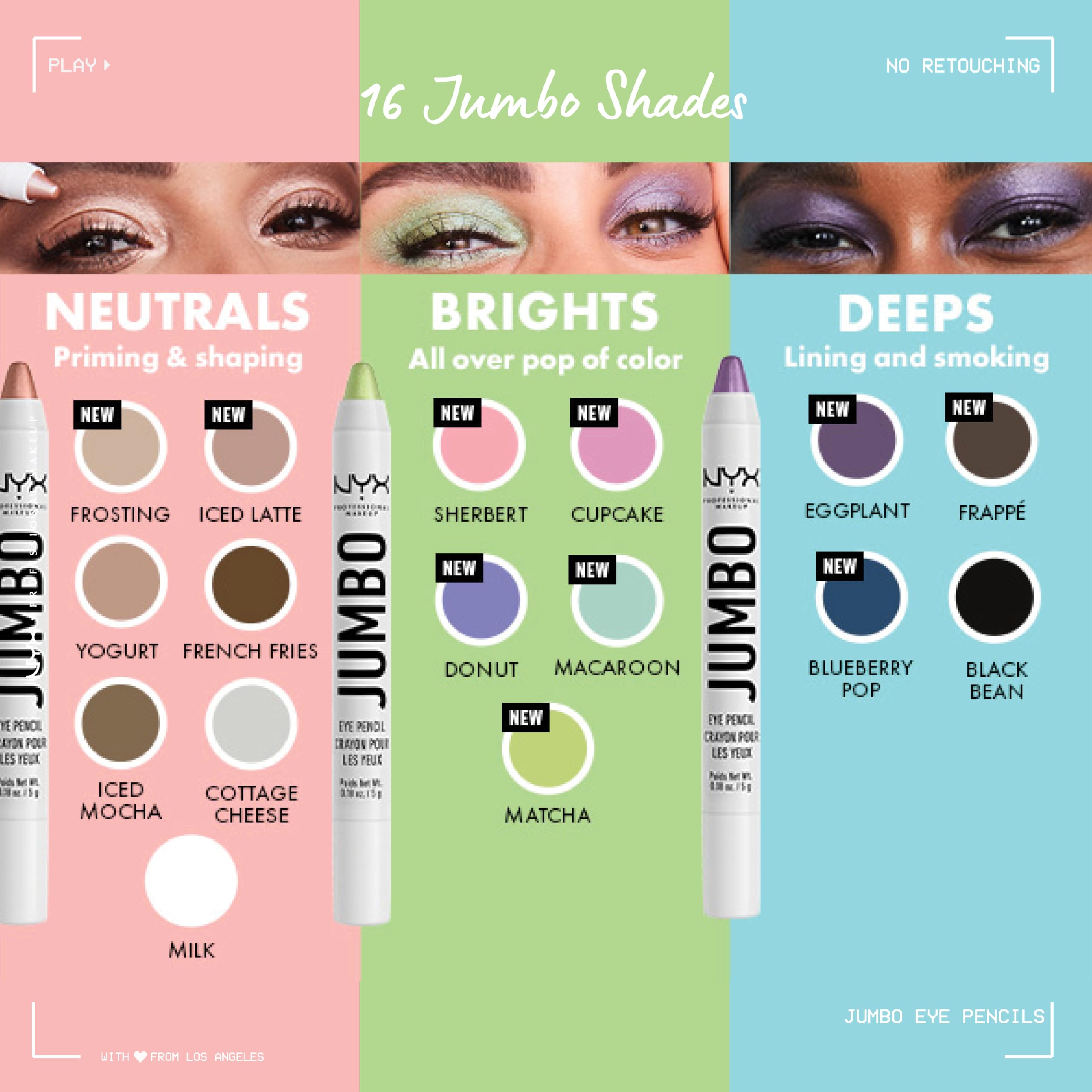 Foto 7 pulgar | Barra De Sombra De Ojos Y Lápiz Delineador De Ojos Nyx Professional Makeup - Venta Internacional.
