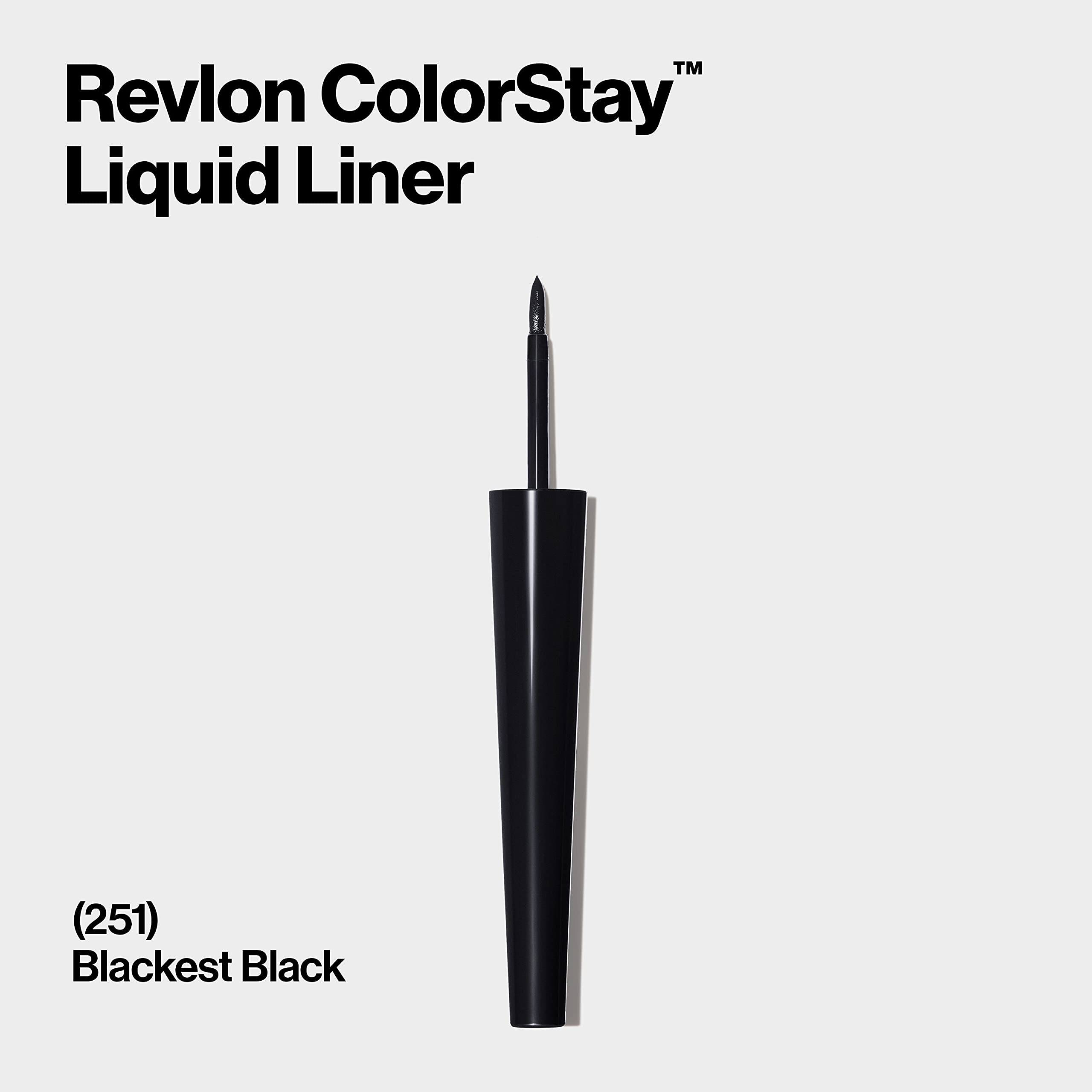 Foto 3 pulgar | Delineador Líquido Revlon Colorstay Waterproof 2,5 Ml Negro - Venta Internacional.