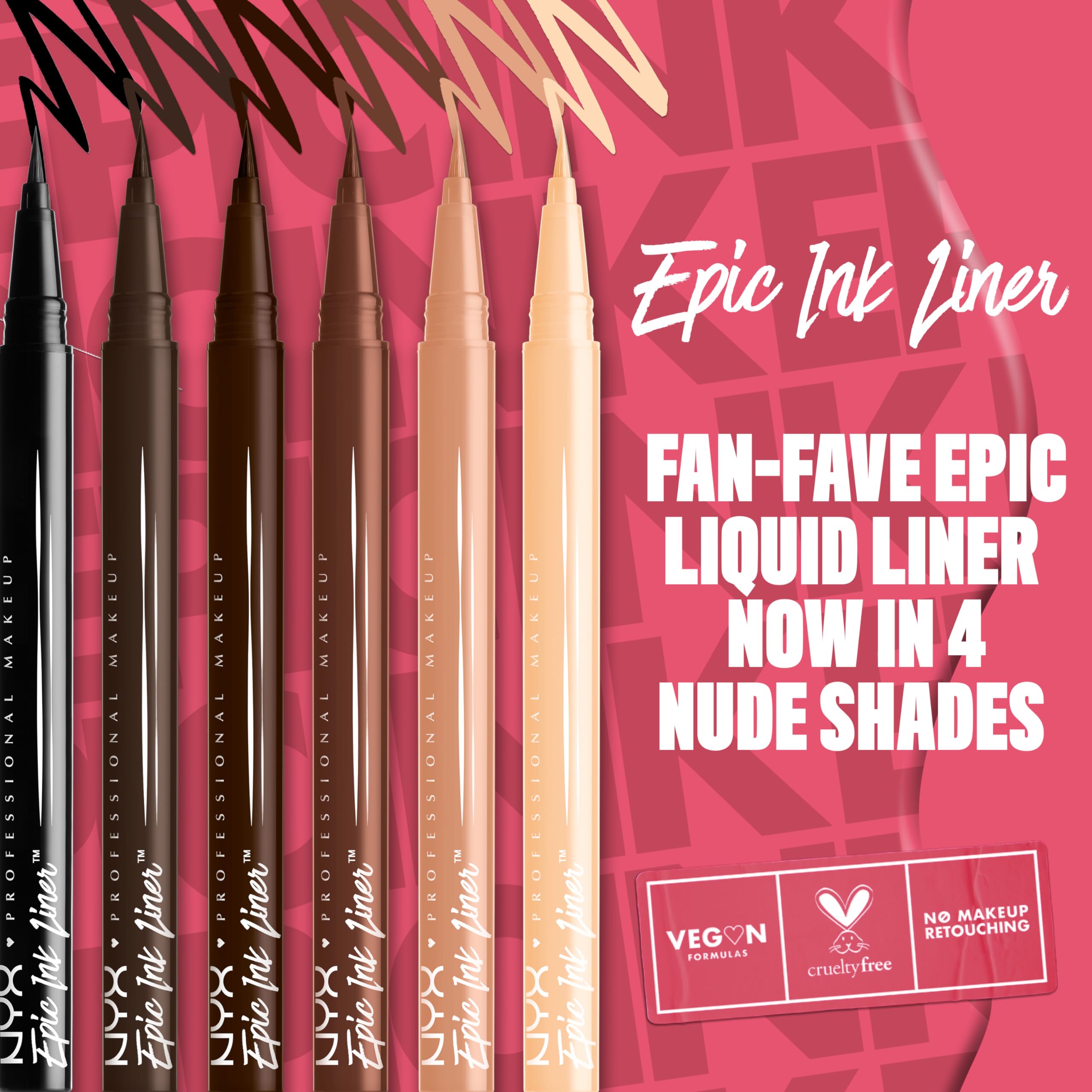Foto 8 pulgar | Delineador Líquido Impermeable Nyx Professional Makeup Epic Ink - Venta Internacional.
