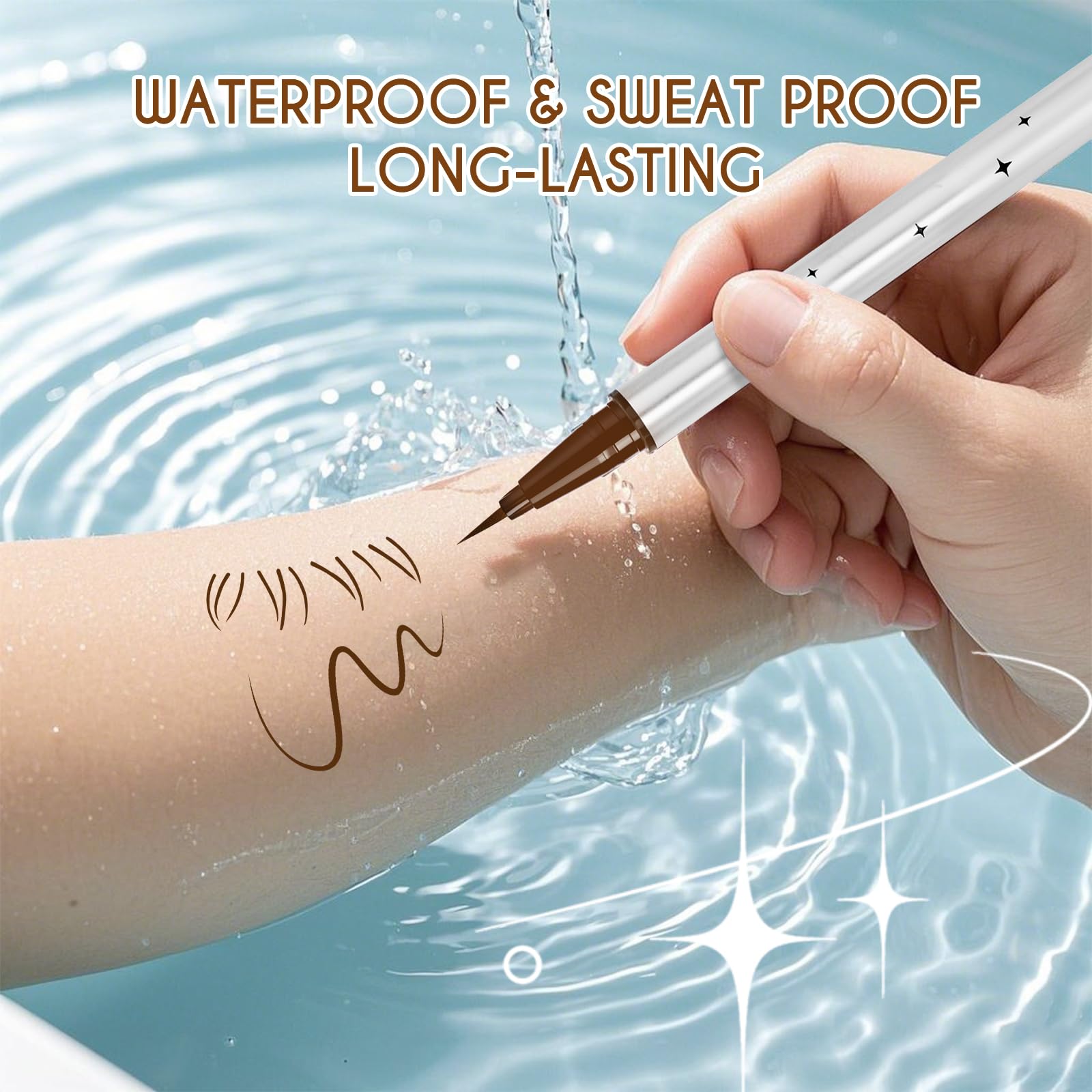 Foto 5 pulgar | Set Líquido Delineador De Ojos Impermeable Lower Lash Stamp Gemerry - Venta Internacional.