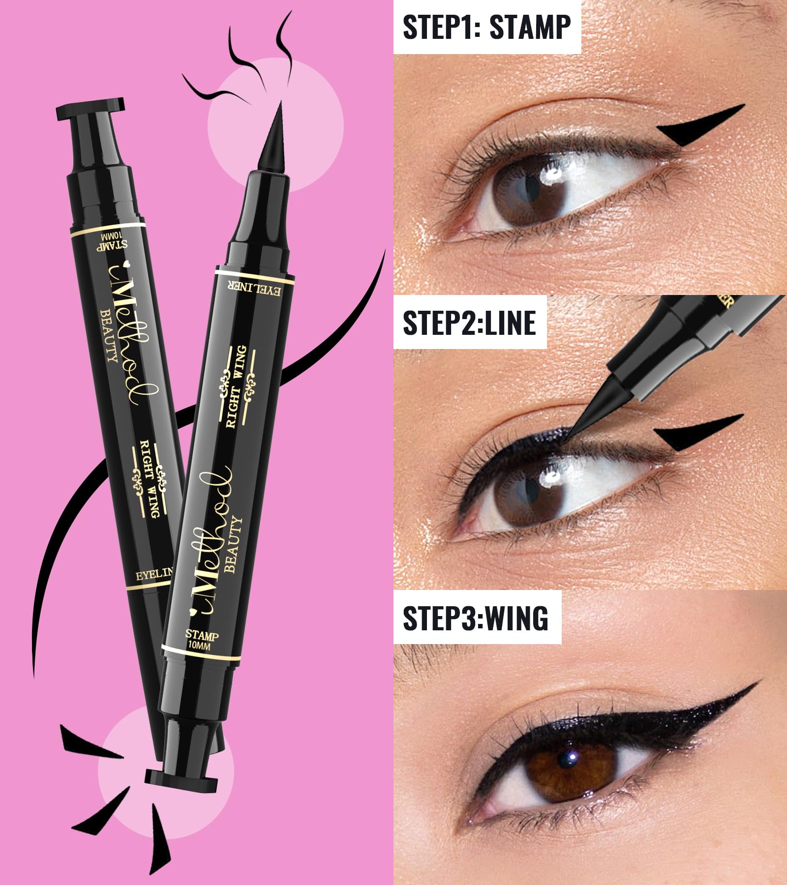 Foto 6 pulgar | Set Delineador de Ojos Imethod Winged 10 Mm - Venta Internacional