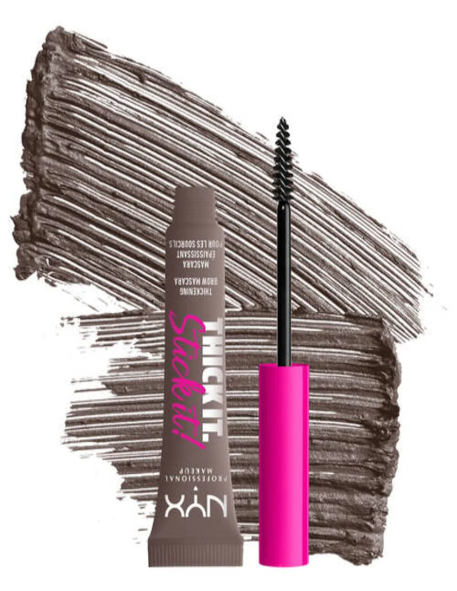 Foto 4 pulgar | Kit Gel De Cejas Con Color + Delineador Liquido Negro De Nyx + Termo De Agua De Regalo Güish