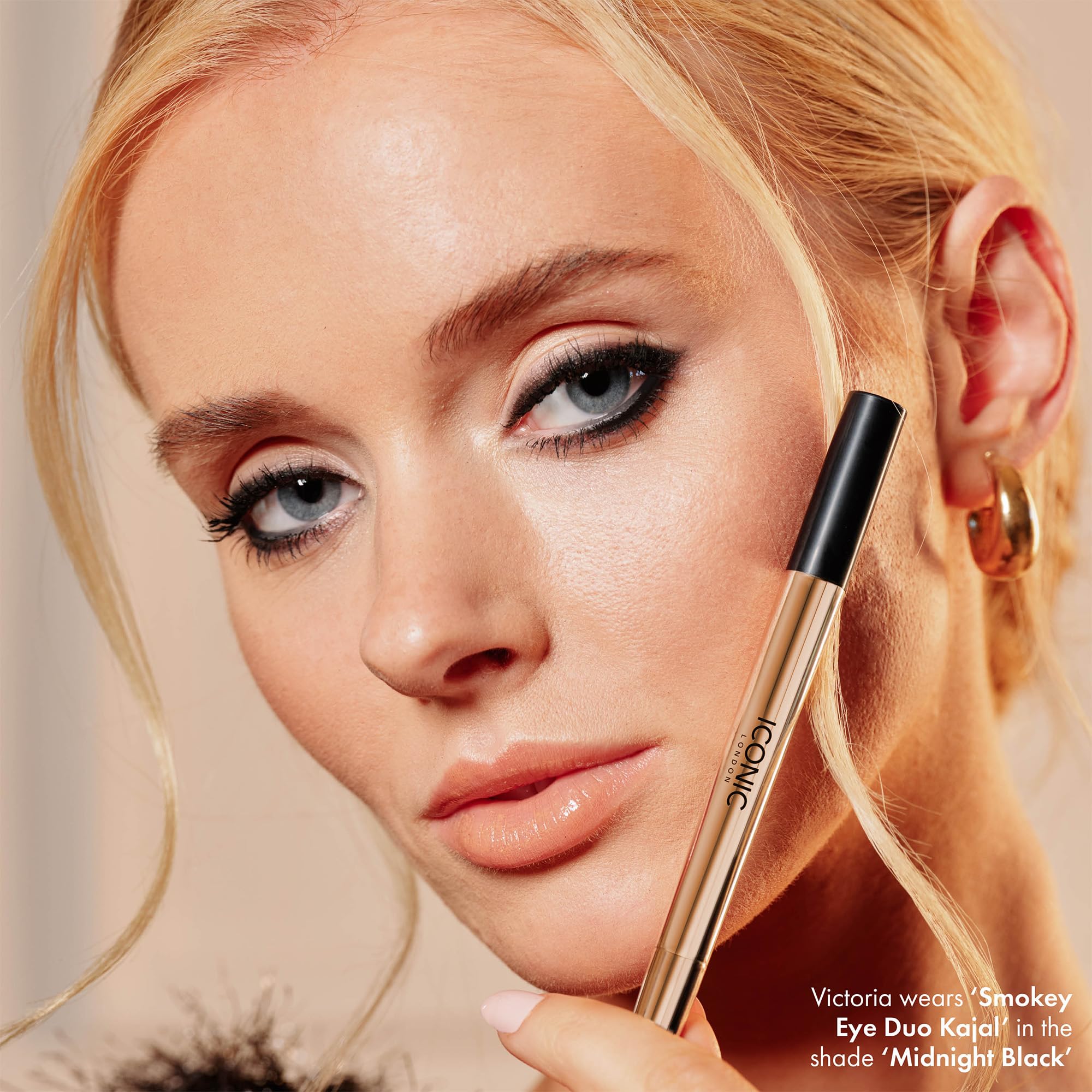 Foto 6 pulgar | Delineador De Ojos Iconic London Smokey Eye Duo Cremoso Resistente Al Agua - Venta Internacional.
