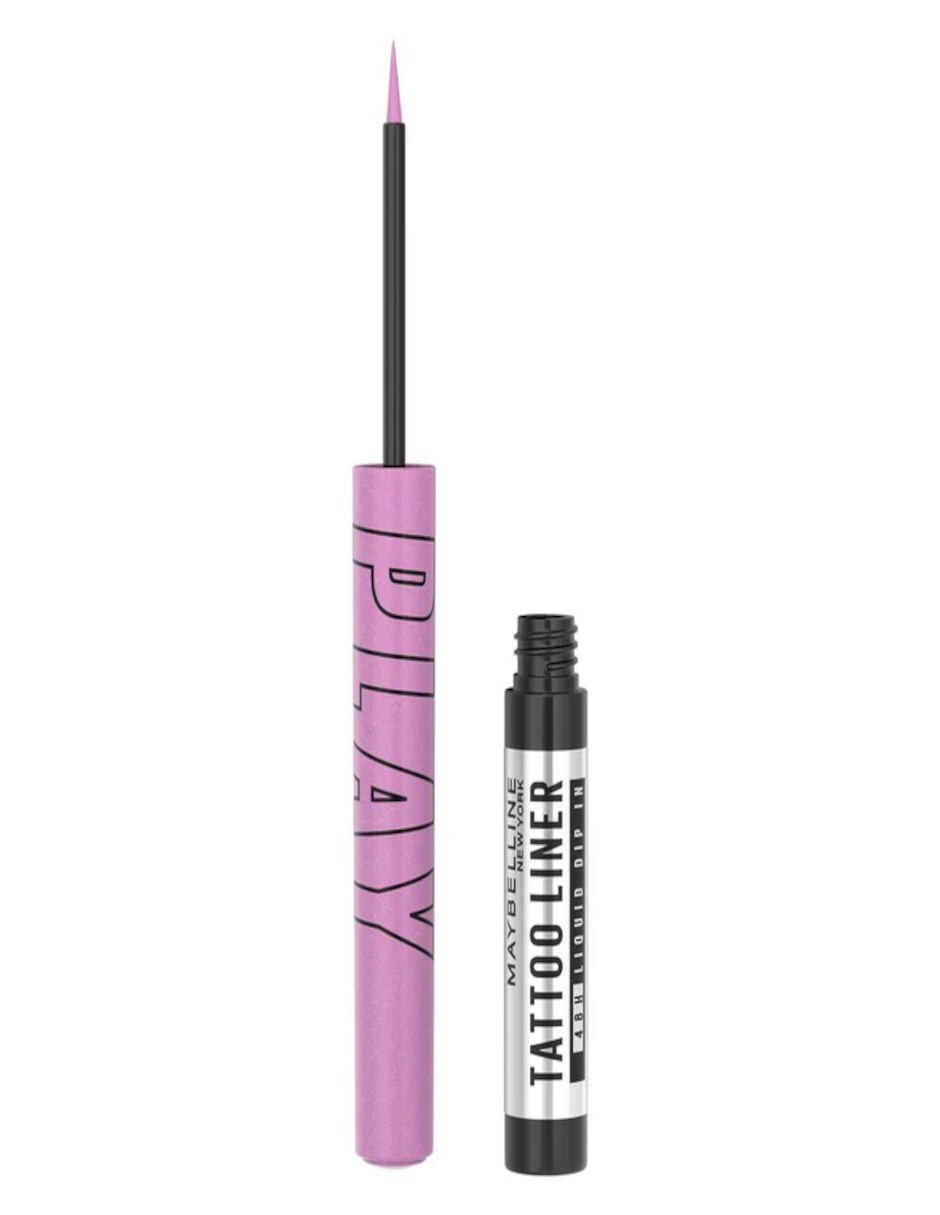 Foto 2 | Delineador Liquido de Colores Maybelline Tattoo + Termo de Agua de Regalo Güish