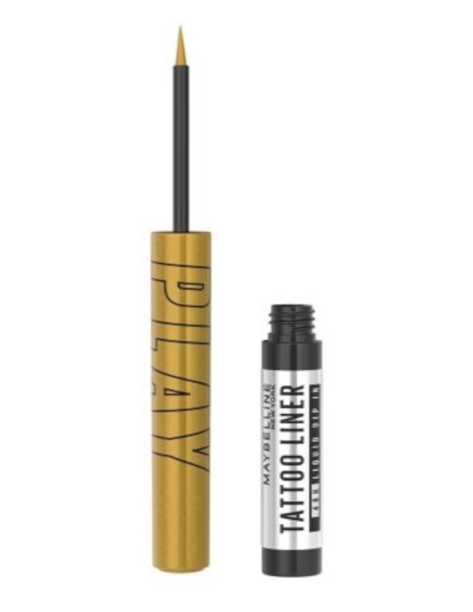 Foto 3 pulgar | Delineador Liquido Dorado + Termo de Regalo GÜISH