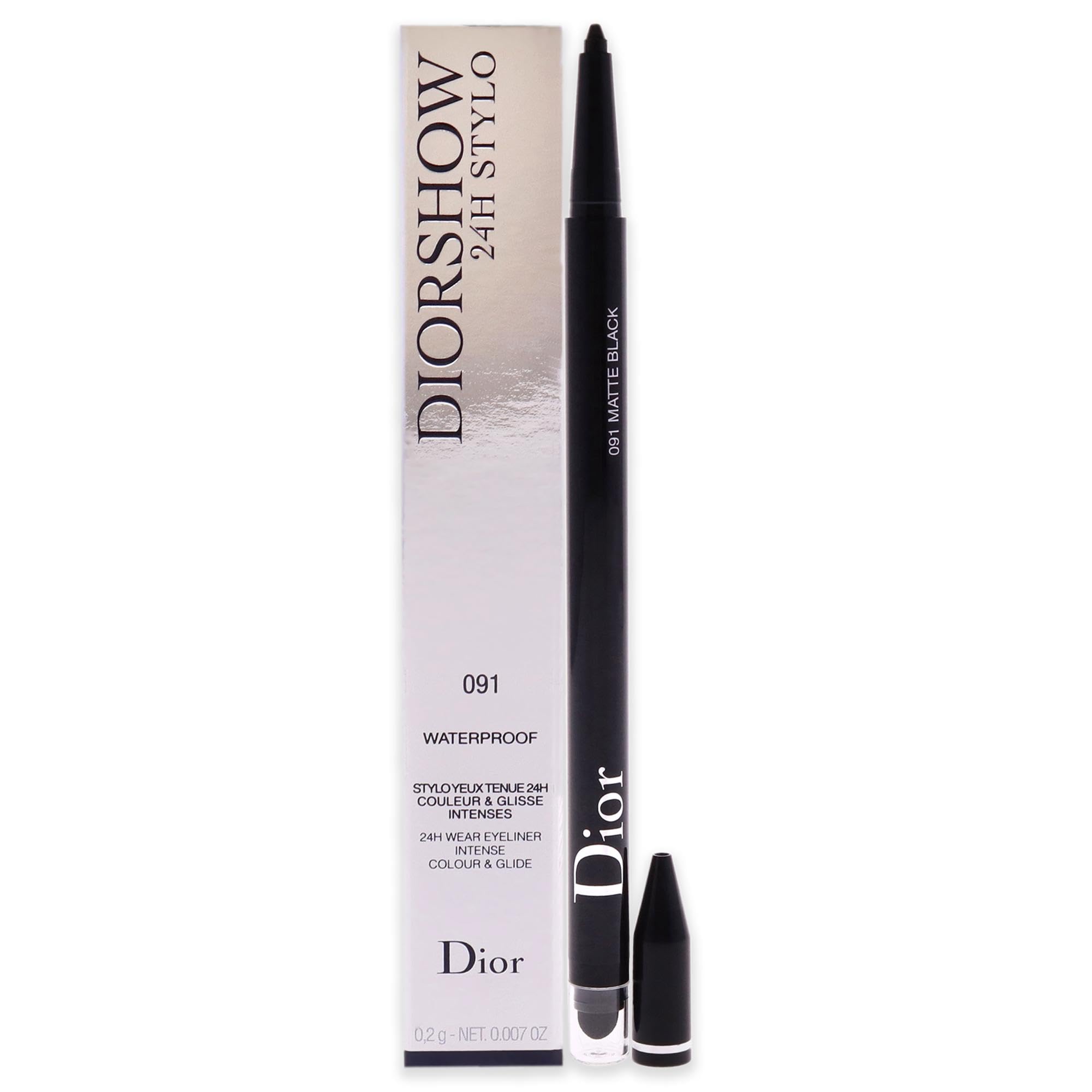 Delineador De Ojos Christian Dior Diorshow 24h Stylo 091 Negro Mate - Venta Internacional.