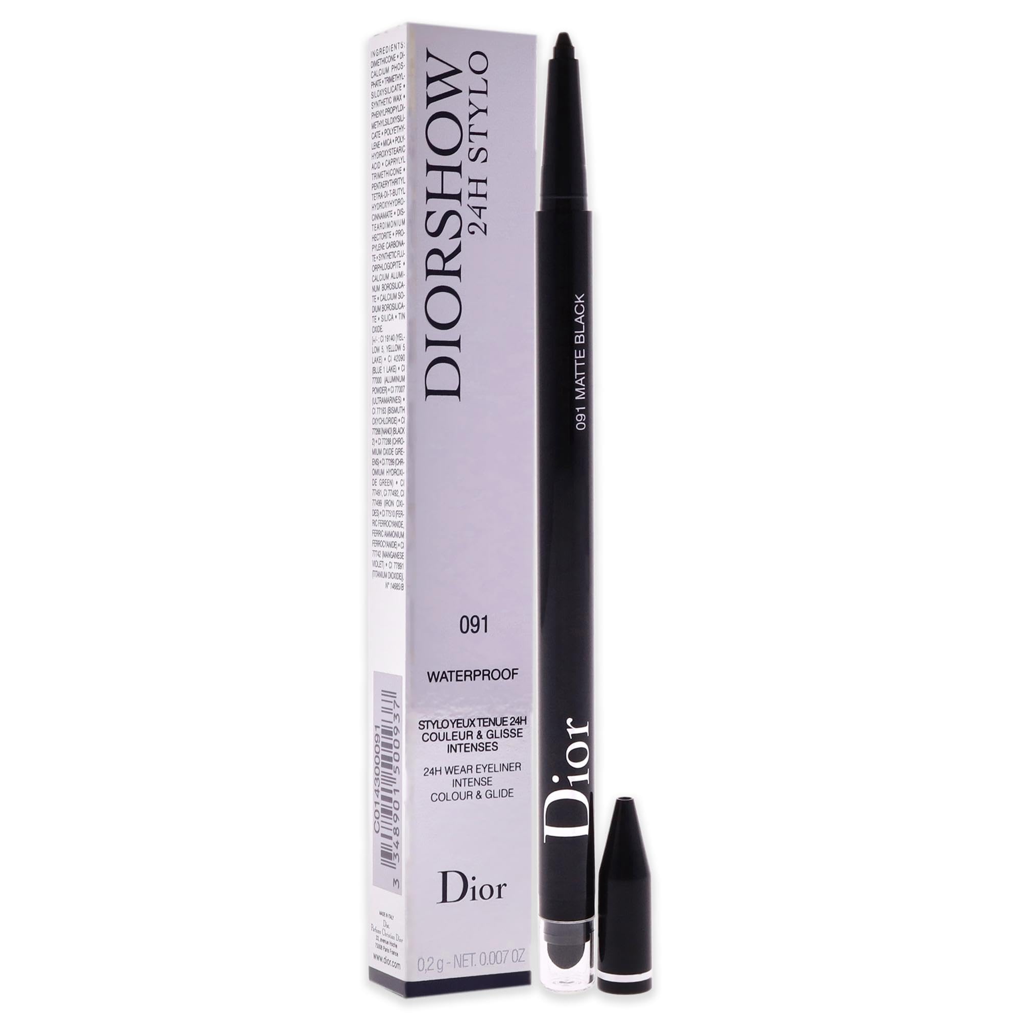 Foto 4 pulgar | Delineador De Ojos Christian Dior Diorshow 24h Stylo 091 Negro Mate - Venta Internacional.