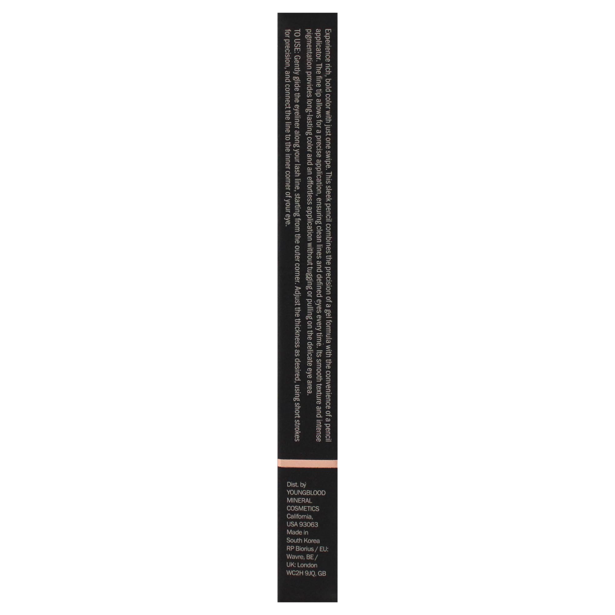 Foto 8 pulgar | Delineador para Ojos Youngblood en Gel Negro 0.3 g - Venta Internacional