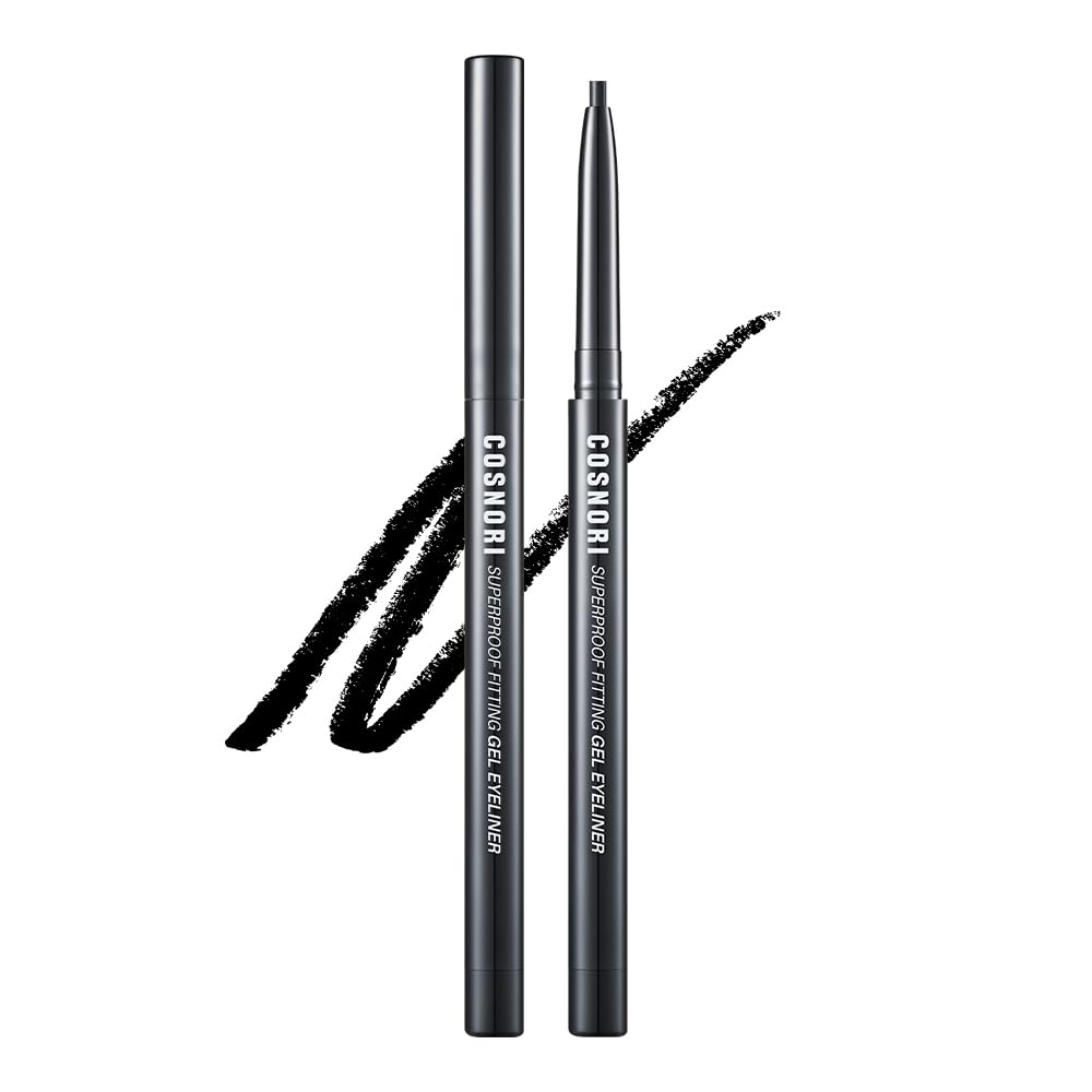 Delineador De Ojos En Gel Cosnori Super Proof Fitting 01 Vivid Black 0,13 G - Venta Internacional.
