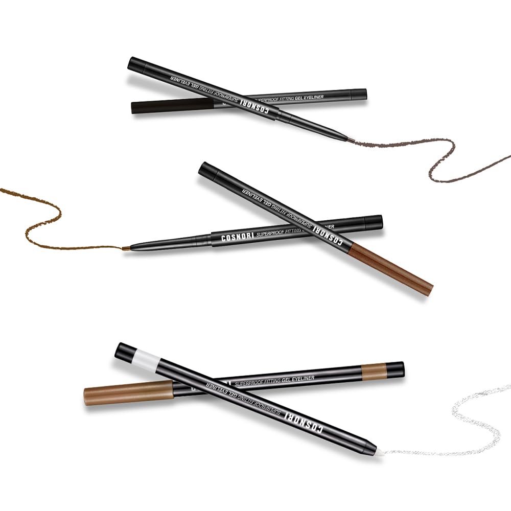 Foto 4 pulgar | Delineador De Ojos En Gel Cosnori Super Proof Fitting 01 Vivid Black 0,13 G - Venta Internacional.