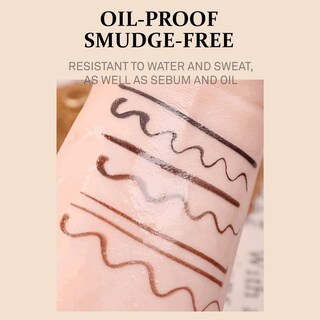 Foto 3 | Delineador De Ojos Cosnori Superproof Brush 02 Negro Y Marrón 0,6 G - Venta Internacional.