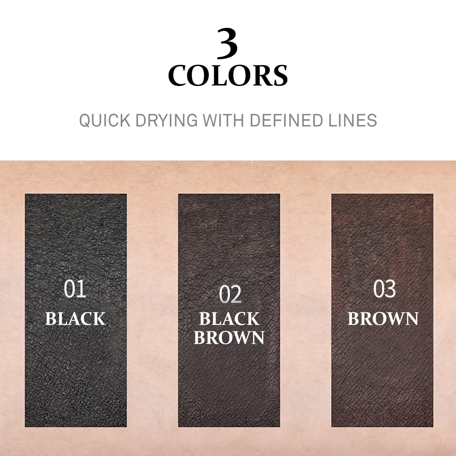 Foto 4 | Delineador De Ojos Cosnori Superproof Brush 02 Negro Y Marrón 0,6 G - Venta Internacional.