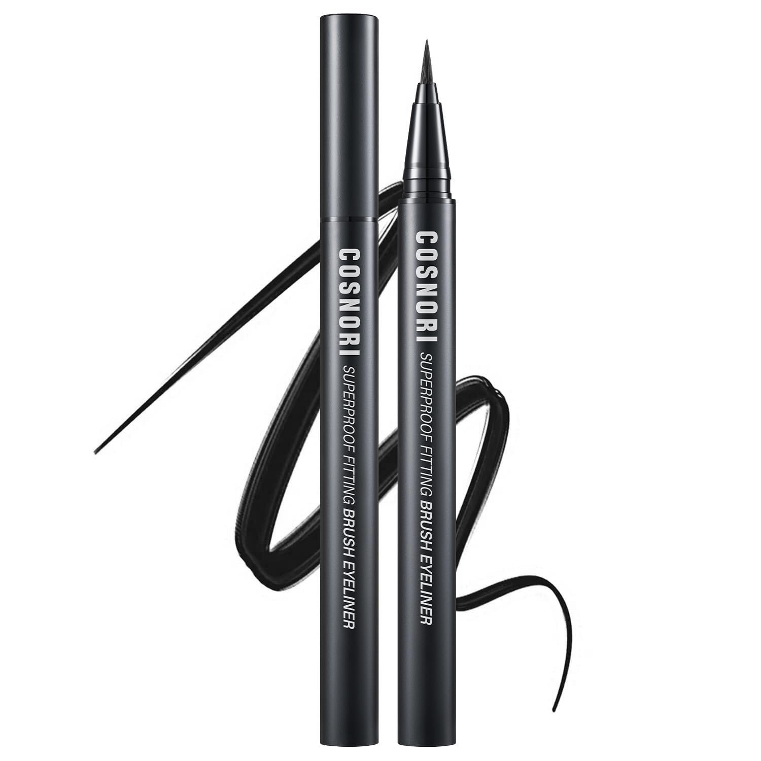 Pincel Delineador De Ojos Cosnori Superproof 01 Negro 0,6 G - Venta Internacional.