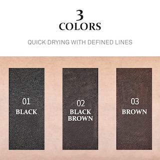 Foto 4 | Pincel Delineador De Ojos Cosnori Superproof 01 Negro 0,6 G - Venta Internacional.