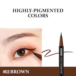 Foto 5 | Pincel Delineador De Ojos Cosnori Superproof 01 Negro 0,6 G - Venta Internacional.