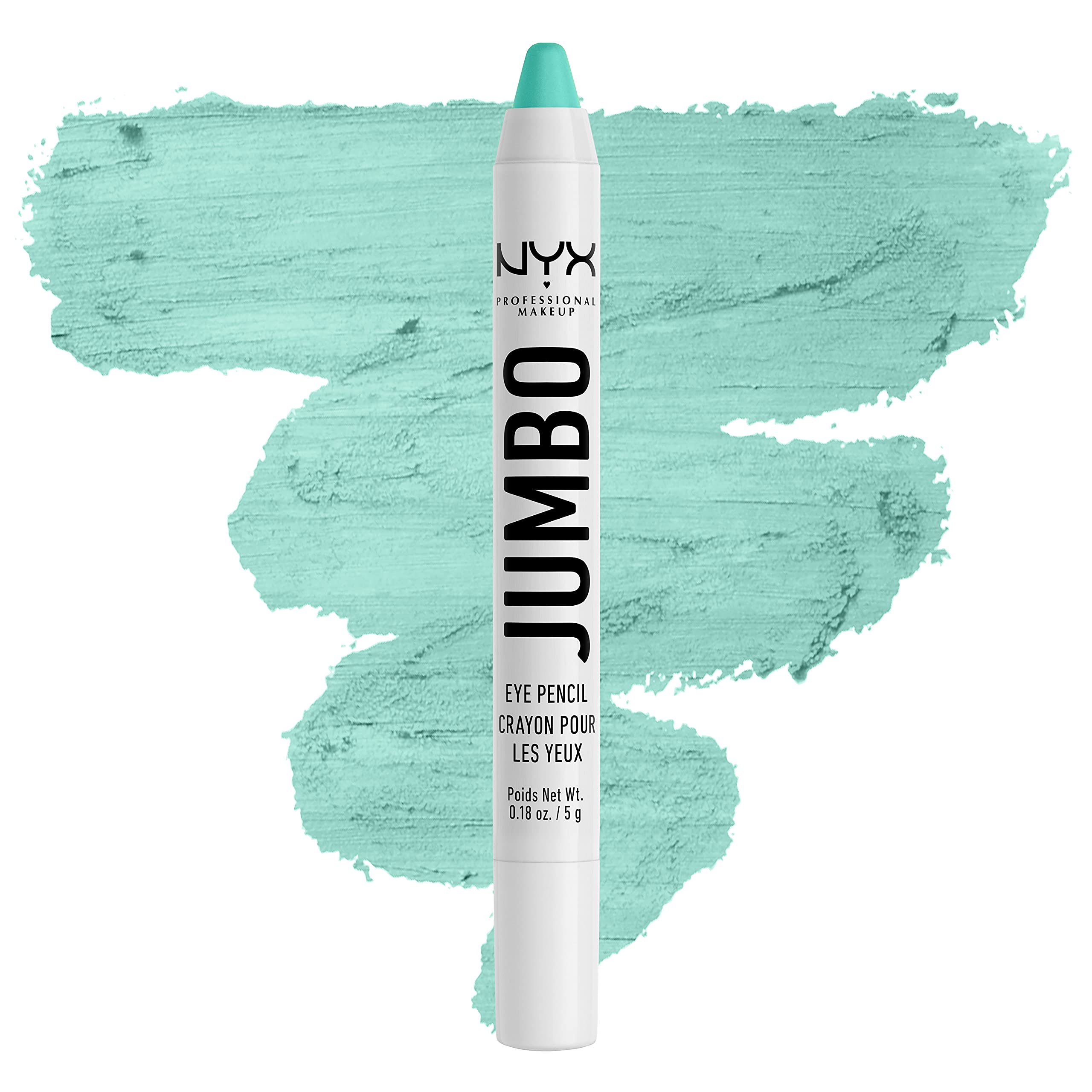 Lápiz De Sombra Y Delineador De Ojos Nyx Jumbo Macaroon Mint - Venta Internacional.