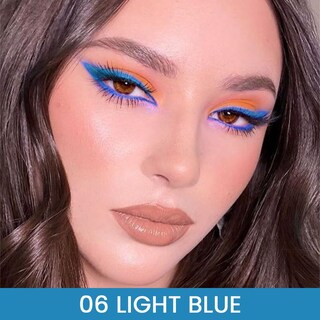 Foto 3 | Lápiz Delineador De Ojos En Gel Kaely, Azul Claro, Impermeable, A Prueba De Manchas - Venta Internacional.
