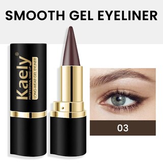 Foto 2 | Lápiz Delineador De Ojos En Gel Kaely Brown, Impermeable, A Prueba De Manchas - Venta Internacional.