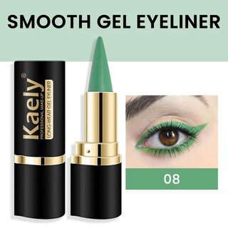 Foto 2 | Lápiz Delineador De Ojos En Gel Kaely, Verde Claro, Impermeable, A Prueba De Manchas - Venta Internacional.