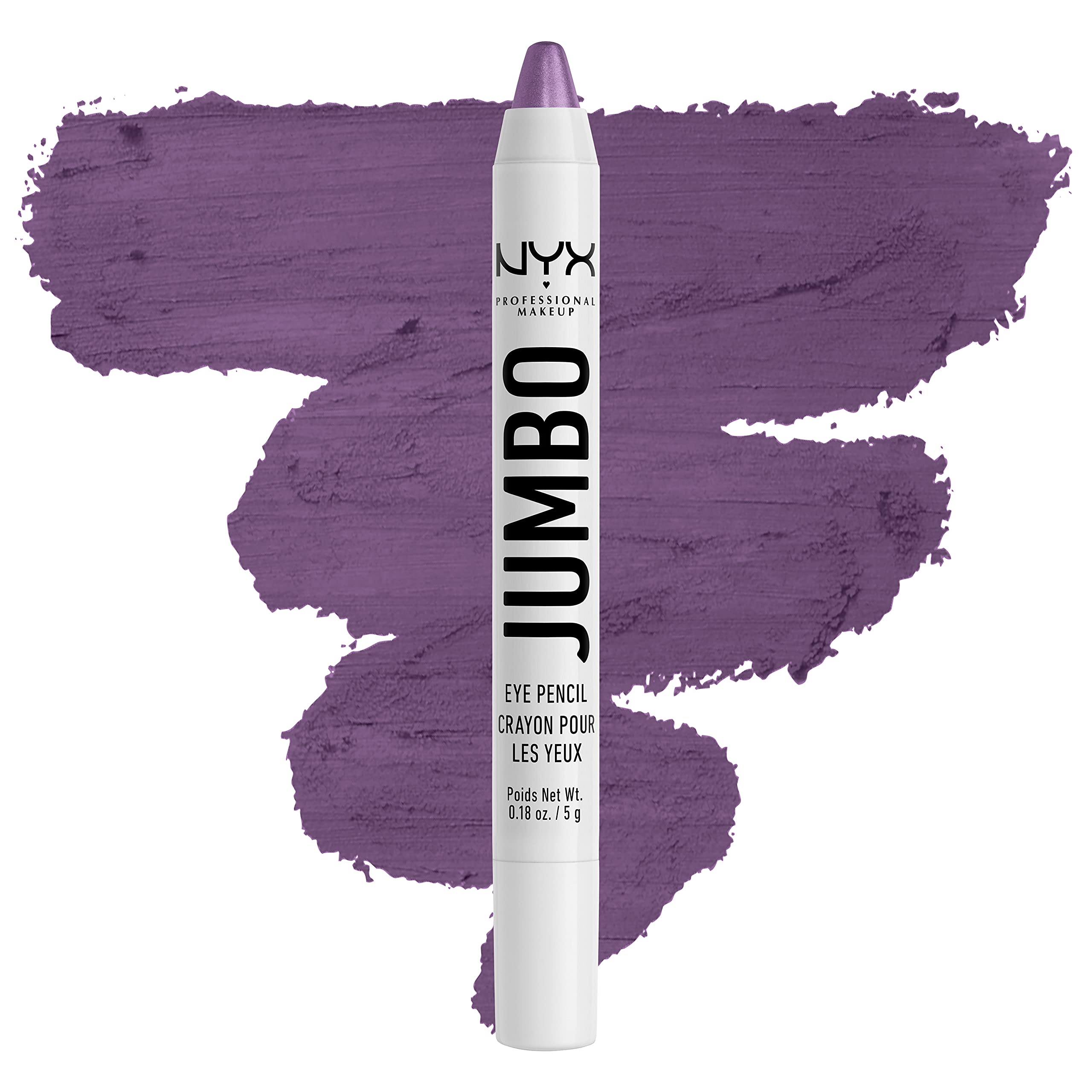 Barra De Sombra De Ojos Y Lápiz Delineador De Ojos Nyx Jumbo Eggplant Violet - Venta Internacional.