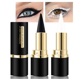 Foto 1 | Set De Lápices Delineadores De Ojos En Gel Kaely, Negros Y Blancos, Impermeables, 2 Unidades - Venta Internacional.