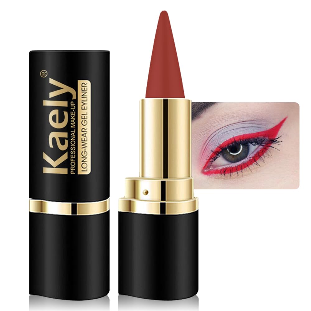 Foto 2 pulgar | Lápiz Delineador De Ojos En Gel Kaely Red, Impermeable, A Prueba De Manchas - Venta Internacional.