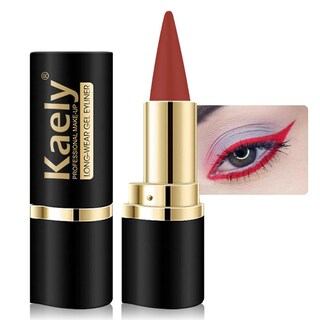 Foto 1 | Lápiz Delineador De Ojos En Gel Kaely Red, Impermeable, A Prueba De Manchas - Venta Internacional.