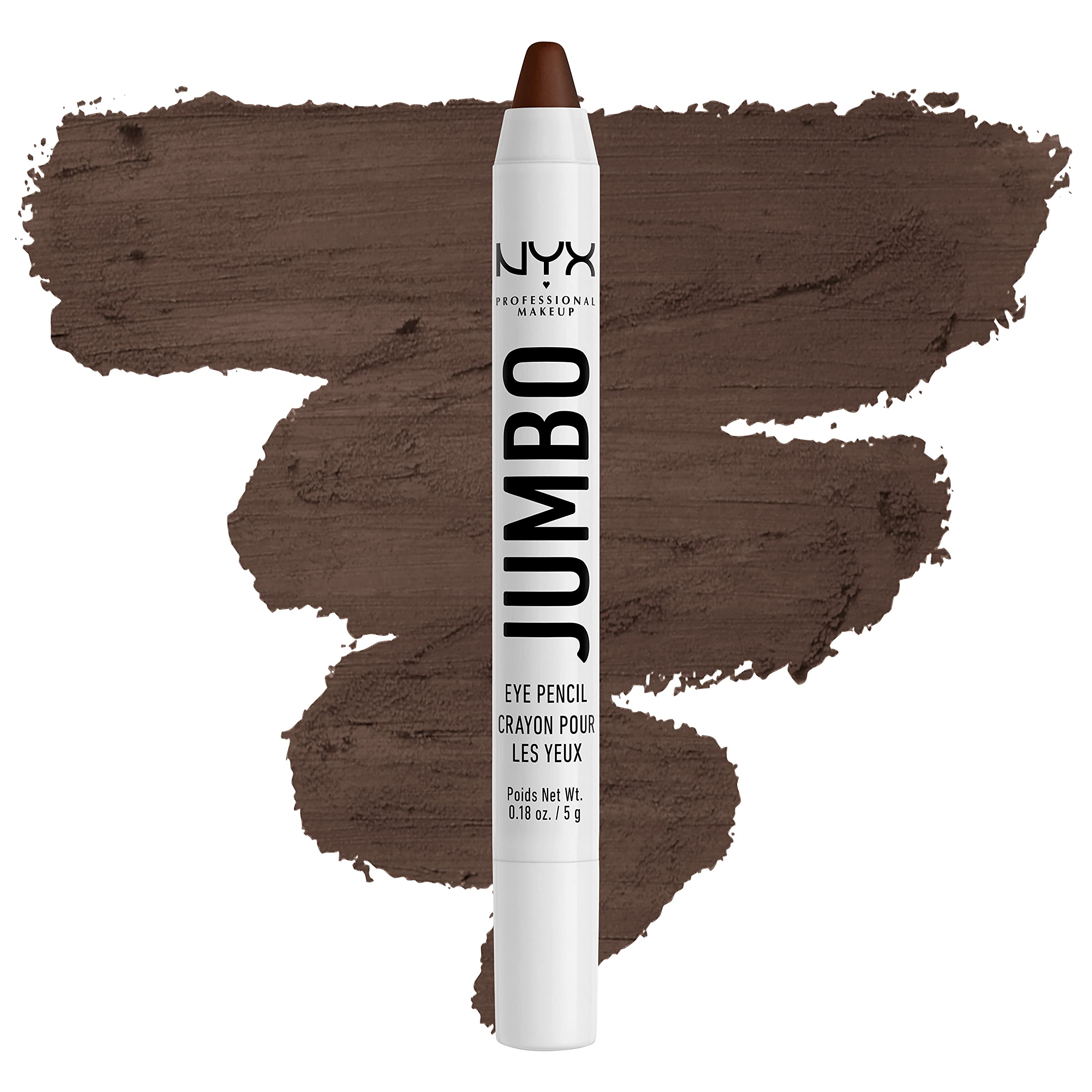 Lápiz De Sombra Y Delineador De Ojos Nyx Jumbo Frappe Brown - Venta Internacional.