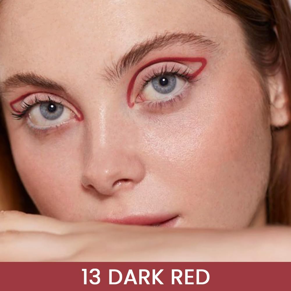 Foto 4 pulgar | Lápiz Delineador De Ojos En Gel Kaely, Rojo Oscuro, Impermeable, A Prueba De Manchas - Venta Internacional.